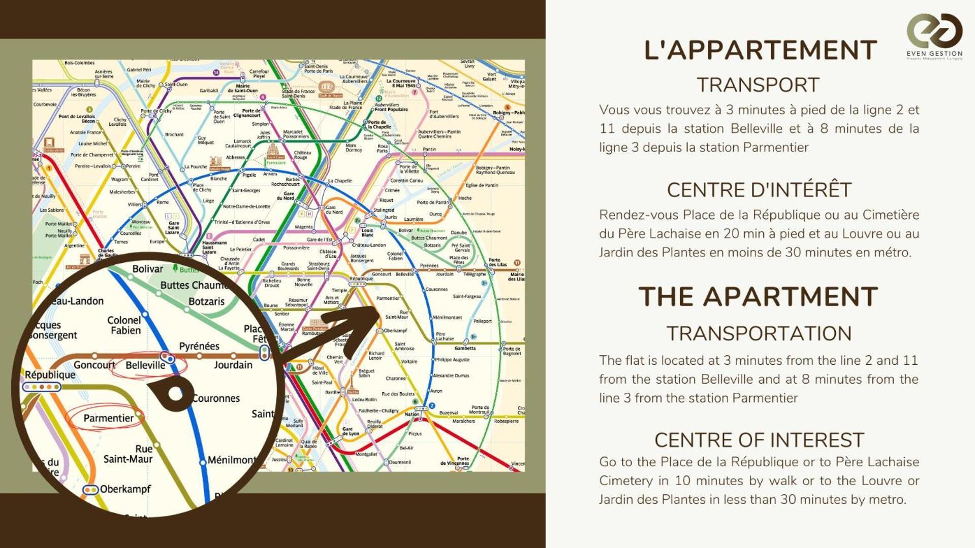 21.appart 4pers #oberkampf#belleville# Appartamento Parigi